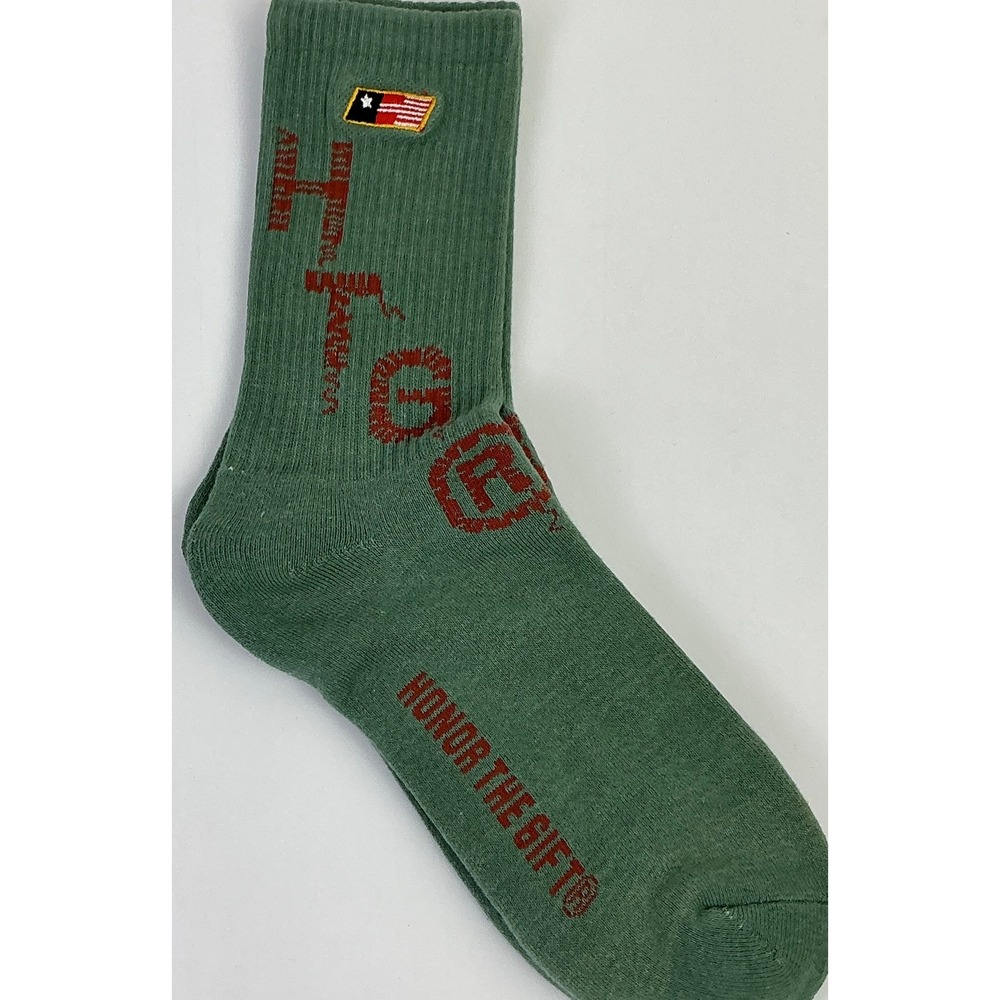 NWT Honor The Gift HTG‎ Weathered Socks Sage Green Size 8–11 Cotton Socks